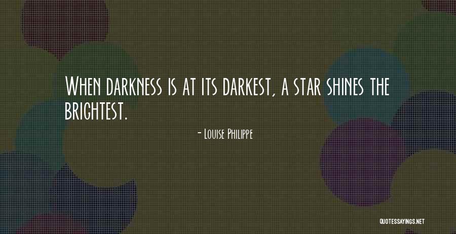 Star Darkness Quotes By Louise Philippe