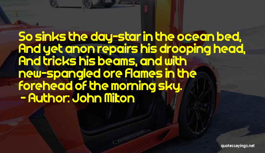 Star In Sky Quotes By John Milton