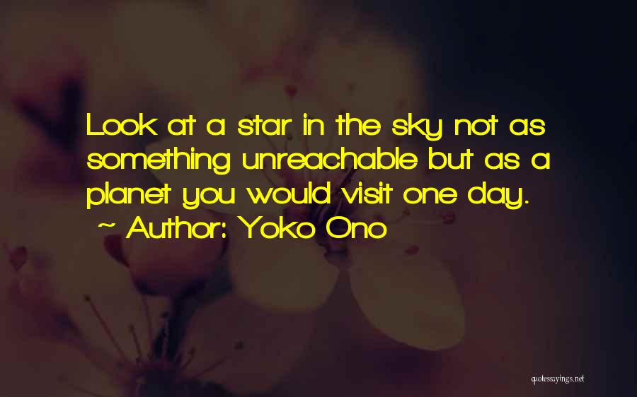 Star In Sky Quotes By Yoko Ono