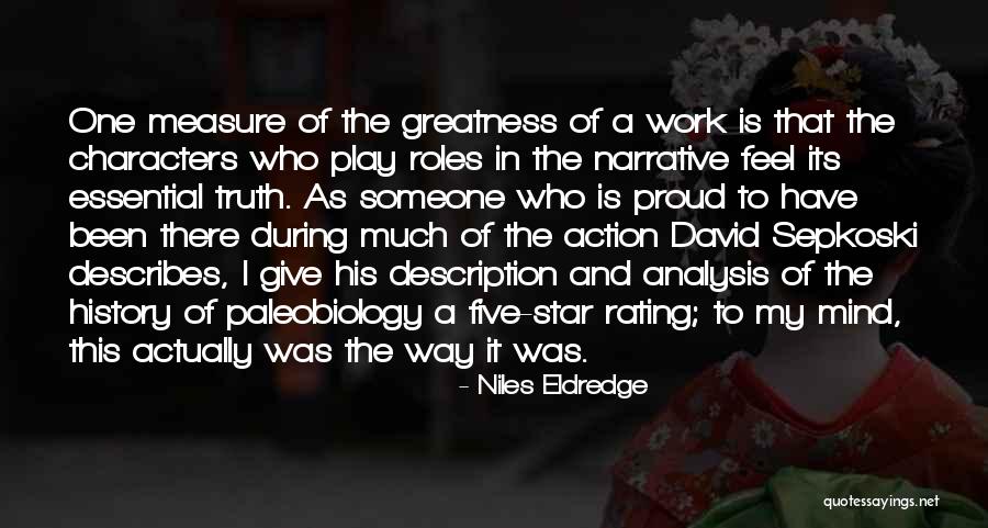 Star Of David Quotes By Niles Eldredge