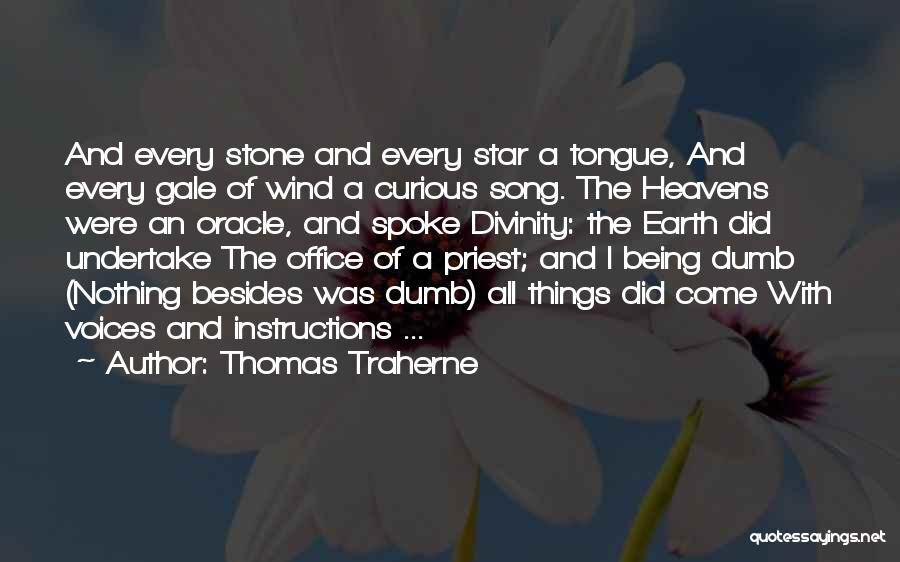 Star Song Quotes By Thomas Traherne