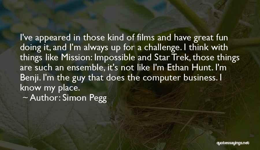 Star Trek Quotes By Simon Pegg
