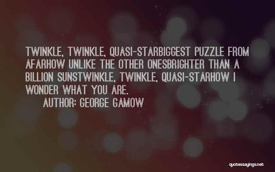 Star Twinkle Quotes By George Gamow