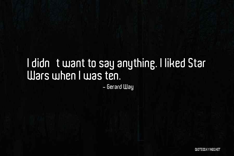 Star War Quotes By Gerard Way Star War Quotes By Gerard Way