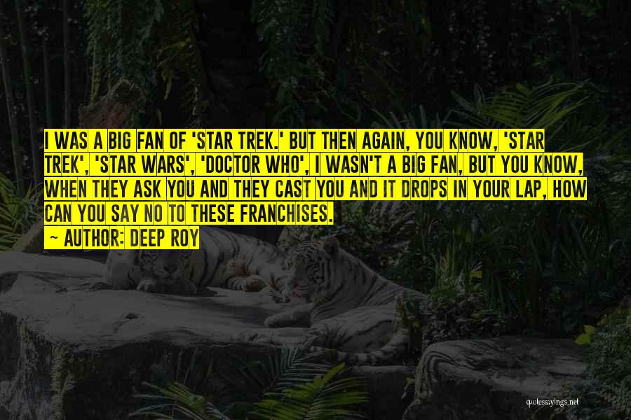 Star Wars Fan Quotes By Deep Roy