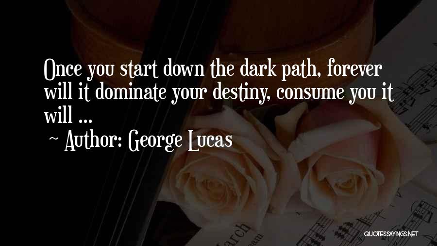 Star Wars Path Quotes By George Lucas