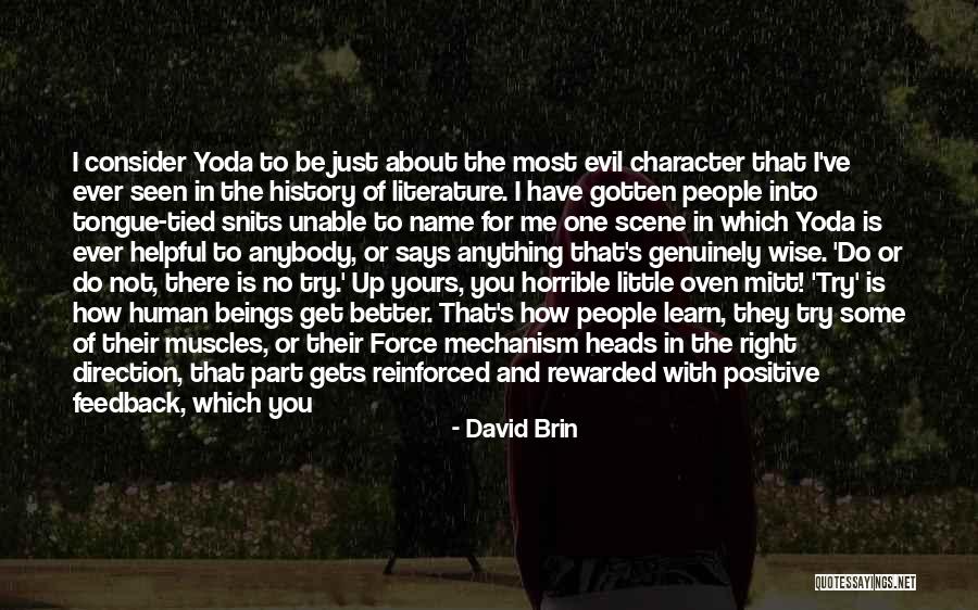 Star Wars Yoda Quotes By David Brin