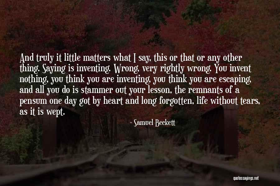 Starchild Lake Quotes By Samuel Beckett Starchild Lake Quotes By Samuel Beckett