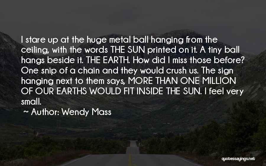 Stare Into The Sun Quotes By Wendy Mass