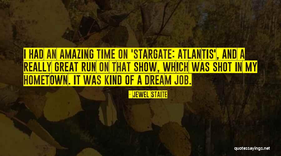 Stargate Quotes By Jewel Staite Stargate Quotes By Jewel Staite