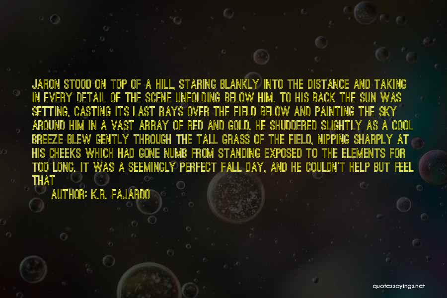 Staring Blankly Quotes By K.R. Fajardo
