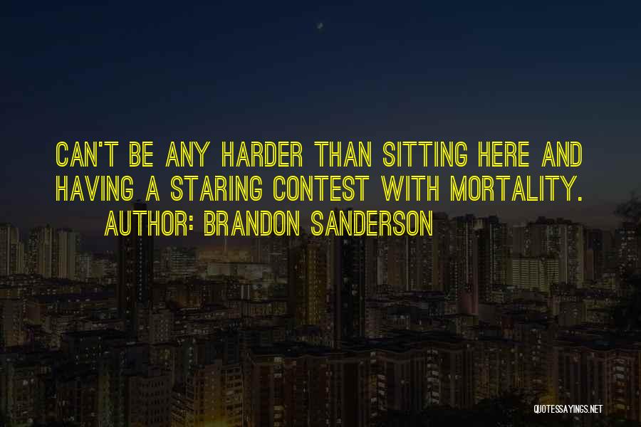 Staring Contest Quotes By Brandon Sanderson