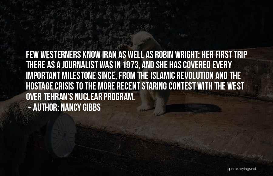 Staring Contest Quotes By Nancy Gibbs