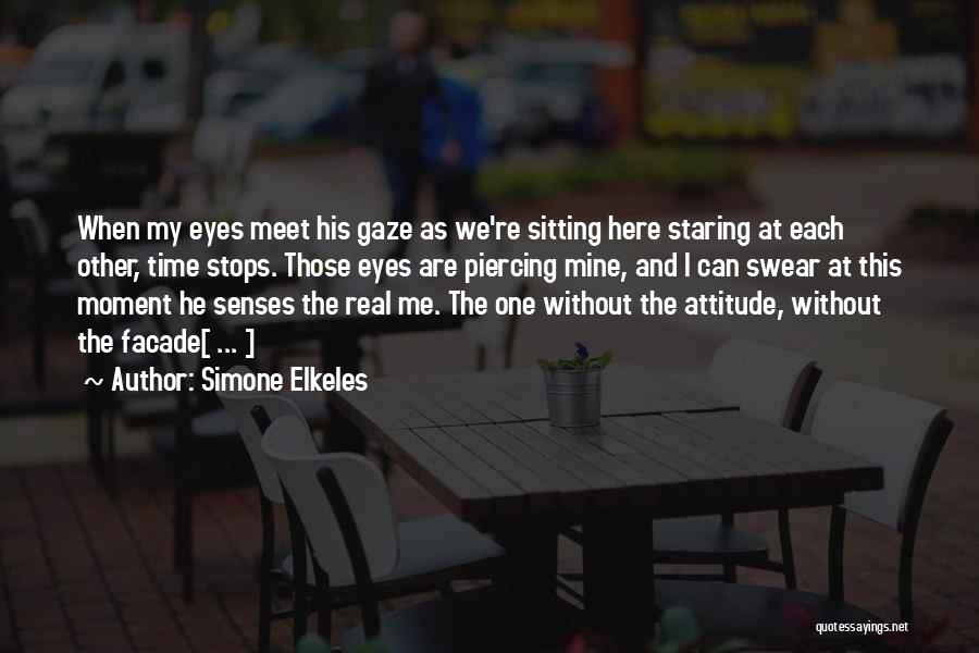 Staring Eyes Quotes By Simone Elkeles