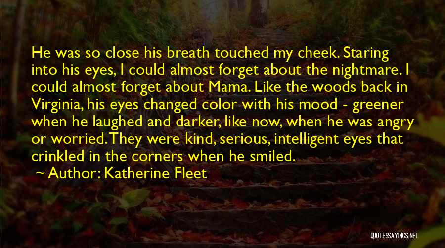 Staring Into His Eyes Quotes By Katherine Fleet
