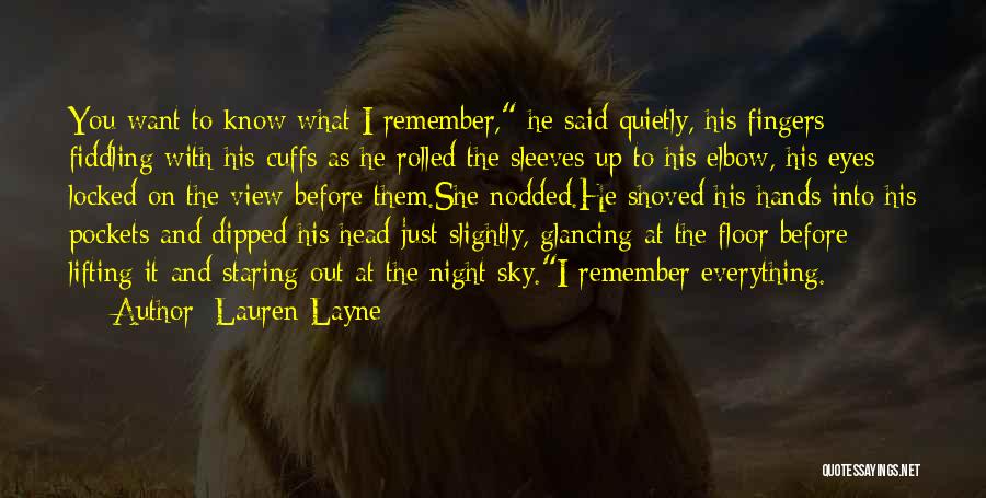 Staring Into His Eyes Quotes By Lauren Layne