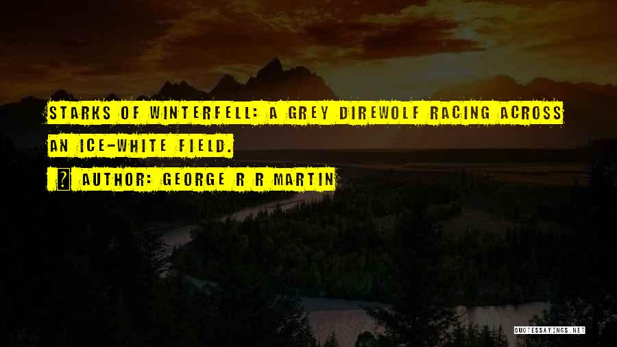 Starks Of Winterfell Quotes By George R R Martin