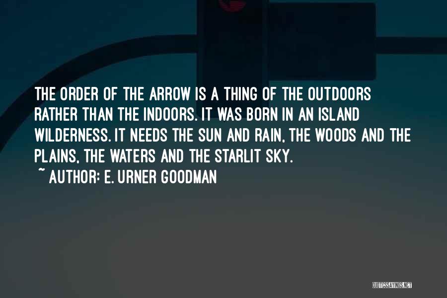 Starlit Sky Quotes By E. Urner Goodman