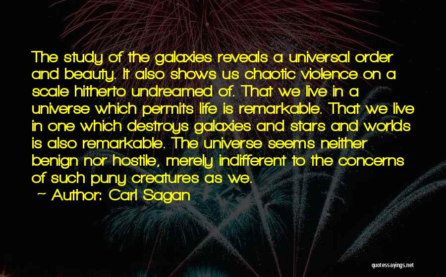 Stars And Galaxies Quotes By Carl Sagan