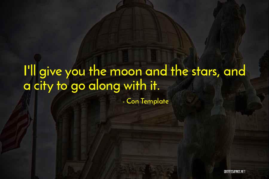 Stars And Moon Quotes By Con Template