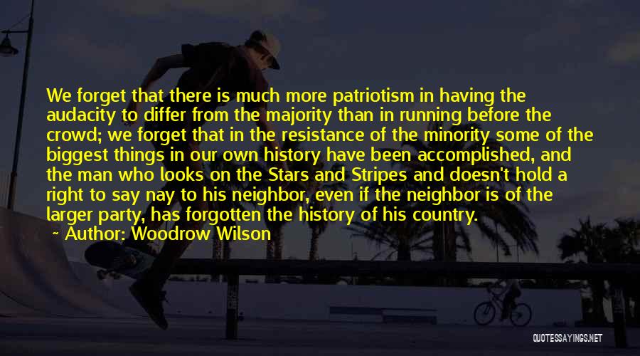 Stars And Stripes Quotes By Woodrow Wilson