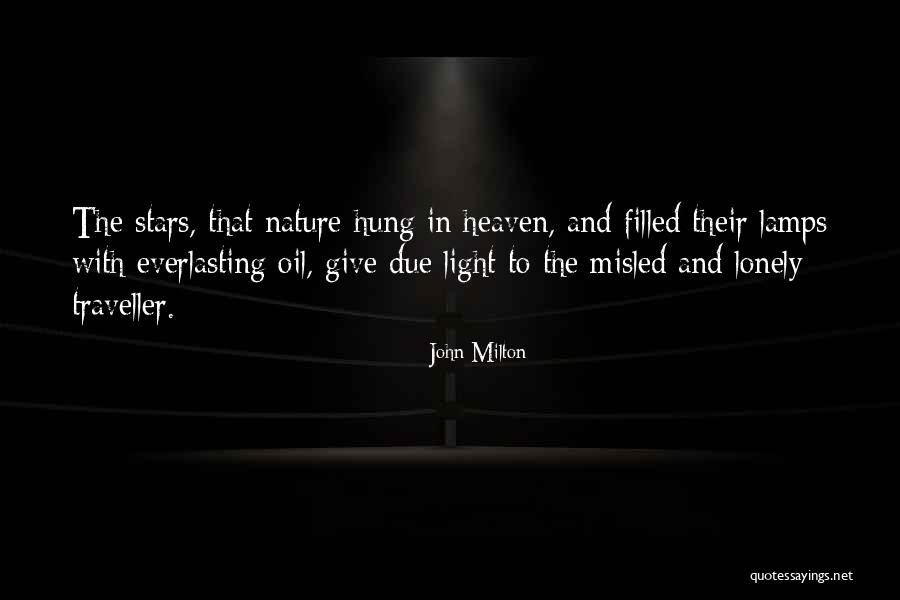 Stars In Heaven Quotes By John Milton