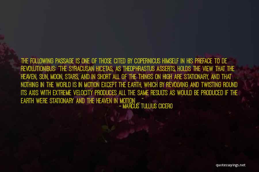 Stars In Heaven Quotes By Marcus Tullius Cicero