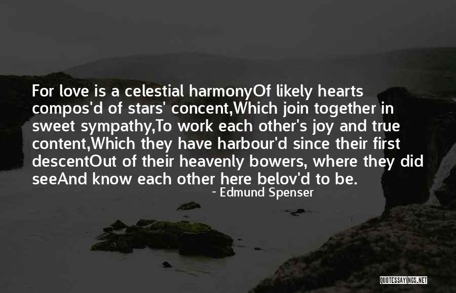 Stars In Love Quotes By Edmund Spenser Stars In Love Quotes By Edmund Spenser