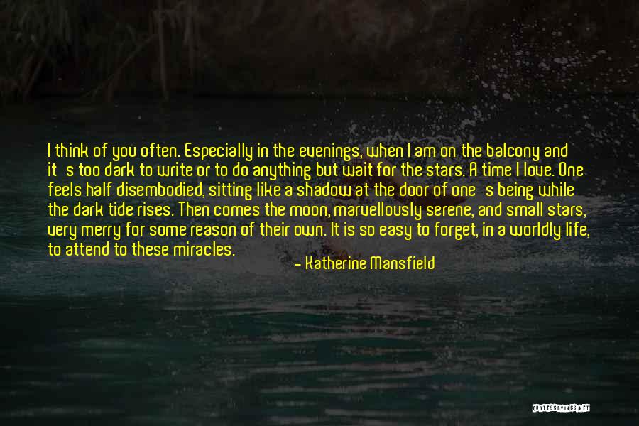 Stars In Love Quotes By Katherine Mansfield Stars In Love Quotes By Katherine Mansfield