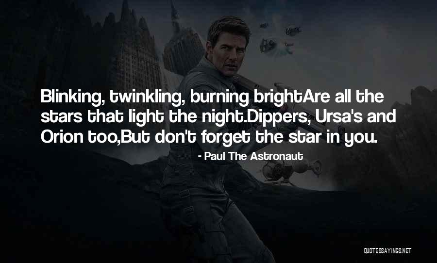 Stars Inspirational Quotes By Paul The Astronaut