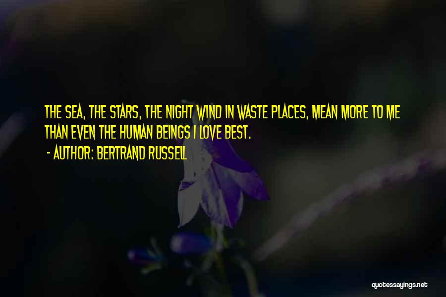 Stars Night Love Quotes By Bertrand Russell