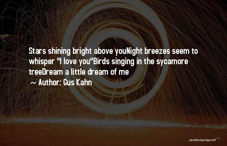 Stars Night Love Quotes By Gus Kahn