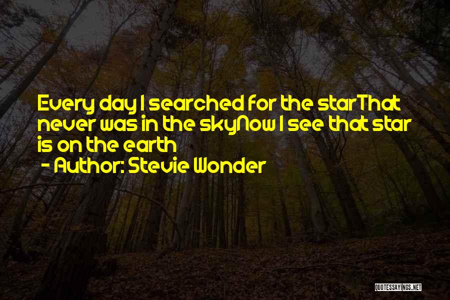 Stars On Earth Quotes By Stevie Wonder