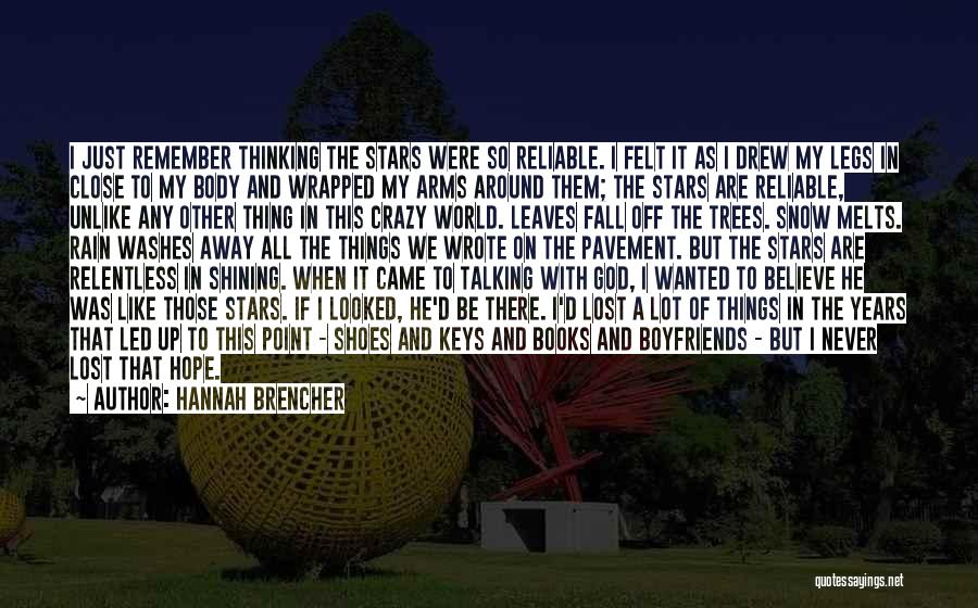 Stars Shining Quotes By Hannah Brencher