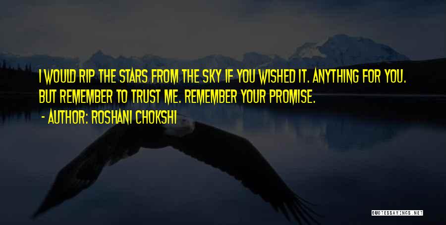 Stars Sky Love Quotes By Roshani Chokshi