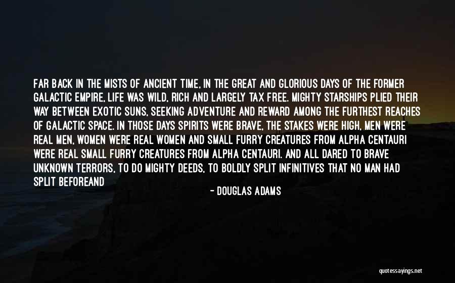Starships Quotes By Douglas Adams