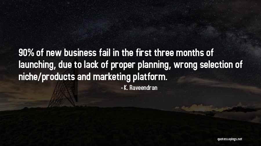 Start New Business Quotes By K. Raveendran