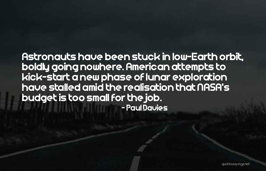 Start New Job Quotes By Paul Davies