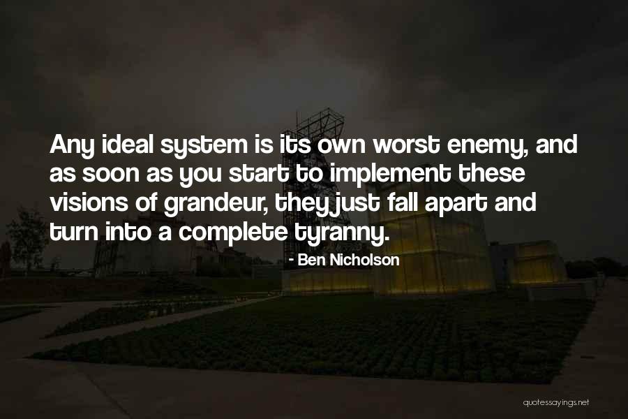 Start Of Fall Quotes By Ben Nicholson Start Of Fall Quotes By Ben Nicholson