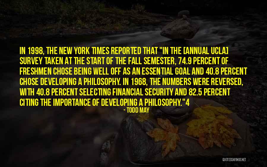 Start Of Fall Quotes By Todd May Start Of Fall Quotes By Todd May