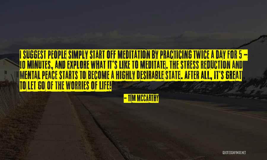 Start Off The Day Quotes By Tim McCarthy Start Off The Day Quotes By Tim McCarthy