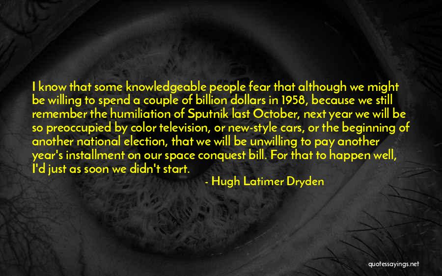 Start To A New Year Quotes By Hugh Latimer Dryden