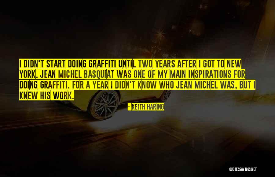 Start To A New Year Quotes By Keith Haring