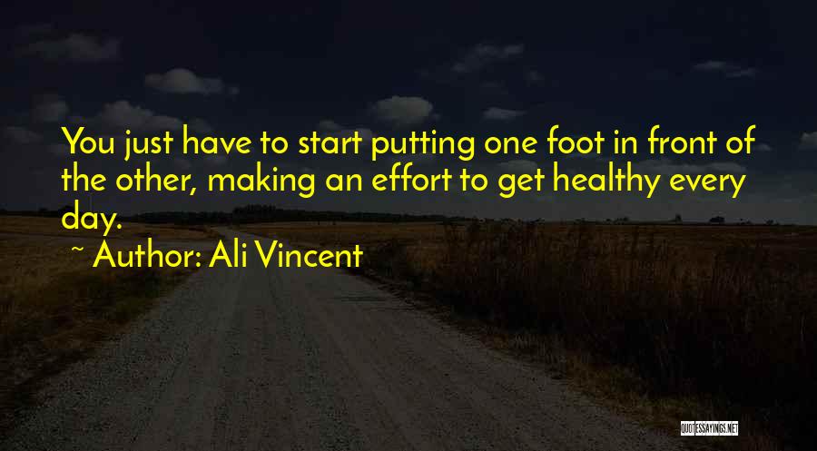 Start Your Day Healthy Quotes By Ali Vincent