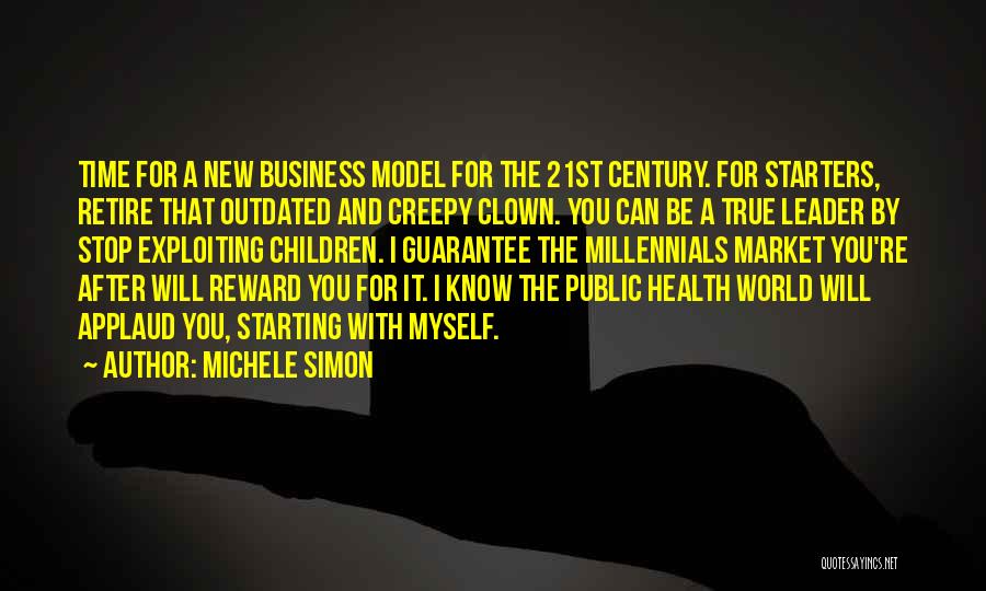 Starting A New Business Quotes By Michele Simon