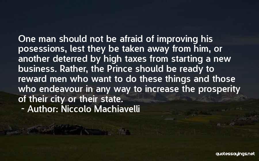 Starting A New Business Quotes By Niccolo Machiavelli