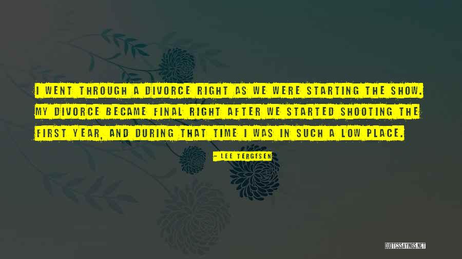 Starting A Year Quotes By Lee Tergesen Starting A Year Quotes By Lee Tergesen