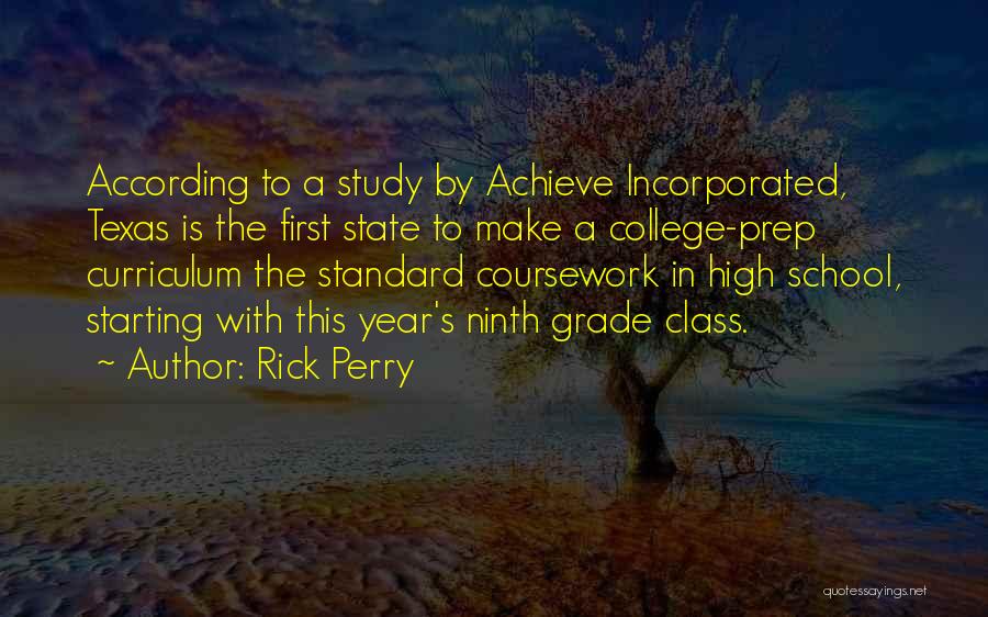 Starting A Year Quotes By Rick Perry