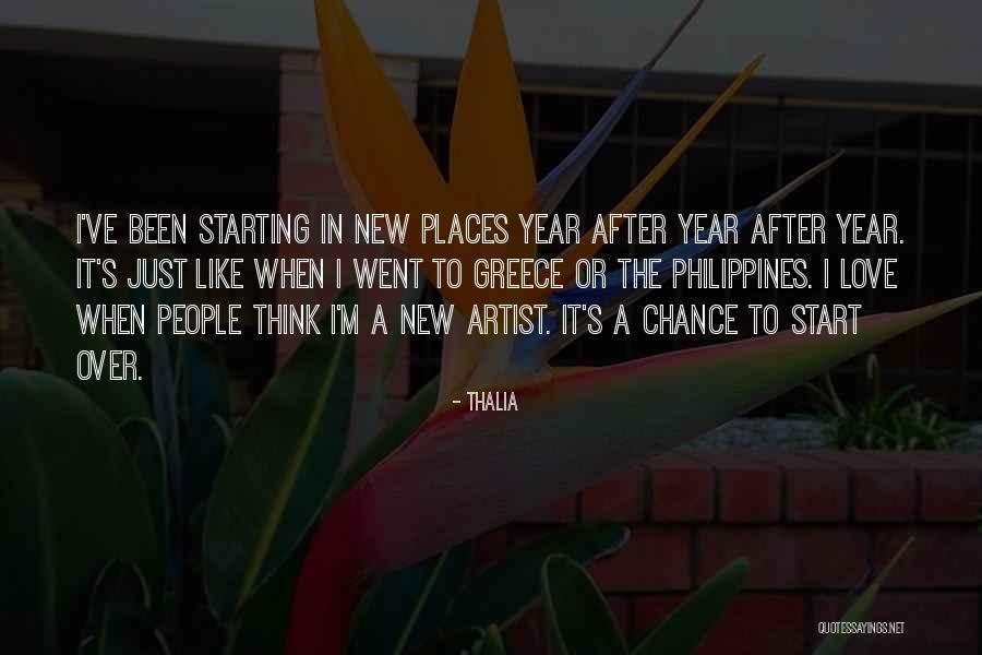 Starting A Year Quotes By Thalia