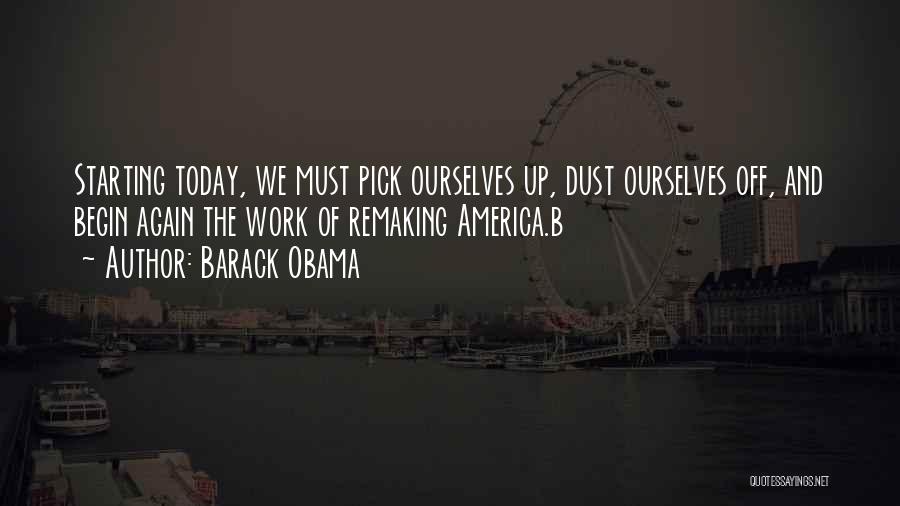 Starting Again Quotes By Barack Obama